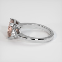 4.09 Ct. Padparadscha Sapphire Ring, Platinum 950 4