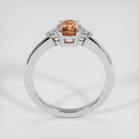 1.03 Ct. Padparadscha Sapphire Ring, Platinum 950 3