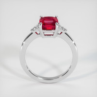 2.16 Ct. Ruby Ring, 10K White Gold 3