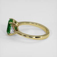 1.80 Ct. Emerald Ring, 18K Yellow Gold 4
