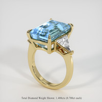 8.28 Ct. Gemstone Ring, 18K Yellow Gold 2