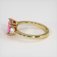 2.25 Ct. Padparadscha Sapphire Ring, 18K Yellow Gold 4