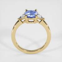 2.00 Ct. Blue Sapphire Ring, 18K Yellow Gold 3