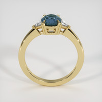 1.56 Ct. Blue Sapphire Ring, 18K Yellow Gold 3