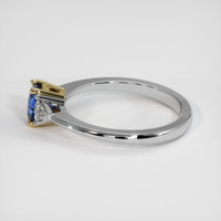 0.82 Ct. Sapphire Ring, 14K Yellow & White 4