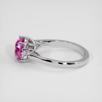 2.66 Ct. Pink Sapphire Ring, Platinum 950 4