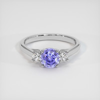 1.46 Ct. Violet Sapphire Ring, Platinum 950 1