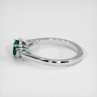 0.94 Ct. Emerald Ring, Platinum 950 4