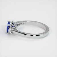 1.10 Ct. Sapphire Ring, 14K White Gold 4
