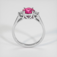 1.23 Ct. Pink Sapphire Ring, 14K White Gold 3