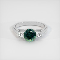 1.47 Ct. Sapphire Ring, 14K White Gold 1