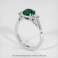 1.47 Ct. Sapphire Ring, 14K White Gold 2