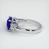 5.19 Ct. Sapphire Ring, 18K White Gold 4