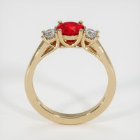 1.10 Ct. Ruby Ring, 18K Yellow Gold 3