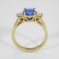 2.06 Ct. Blue Sapphire Ring, 18K Yellow Gold 3
