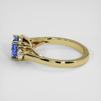 2.06 Ct. Blue Sapphire Ring, 18K Yellow Gold 4