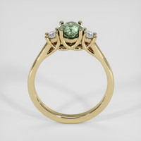 1.22 Ct. Green Sapphire Ring, 18K Yellow Gold 3