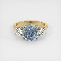3.58 Ct. Sapphire Ring, 18K Yellow Gold 1