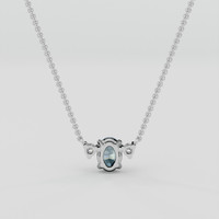 0.47 Ct. Alexandrite Necklace, Platinum 950 4