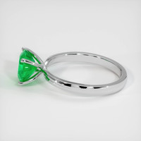 1.32 Ct. Emerald Ring, Platinum 950 4