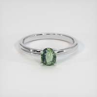 0.73 Ct. Gemstone Ring, Platinum 950 1