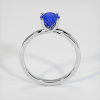 1.12 Ct. Blue Sapphire Ring, 10K White Gold 3