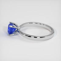 1.12 Ct. Blue Sapphire Ring, 10K White Gold 4