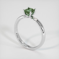 0.73 Ct. Gemstone Ring, 14K White Gold 2