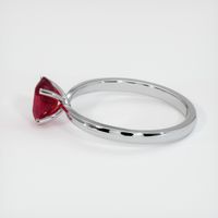 1.01 Ct. Ruby Ring, 14K White Gold 4