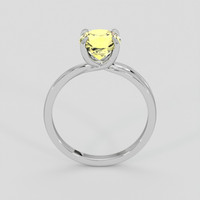 2.30 Ct. Yellow Sapphire Ring, 14K White Gold 3