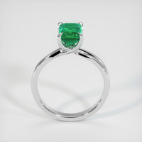 1.74 Ct. Emerald Ring, 18K White Gold 3