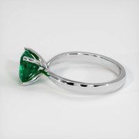 1.23 Ct. Emerald Ring, 18K White Gold 4