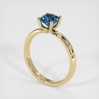 1.29 Ct. Sapphire Ring, 14K Yellow Gold 2