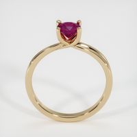 0.63 Ct. Ruby Ring, 14K Yellow Gold 3