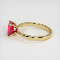 1.32 Ct. Ruby Ring, 14K Yellow Gold 4