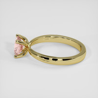 1.13 Ct. Padparadscha Sapphire Ring, 14K Yellow Gold 4
