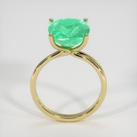 5.04 Ct. Emerald Ring, 18K Yellow Gold 3