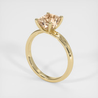1.99 Ct. Padparadscha Sapphire Ring, 18K Yellow Gold 2