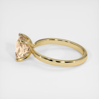 1.99 Ct. Padparadscha Sapphire Ring, 18K Yellow Gold 4