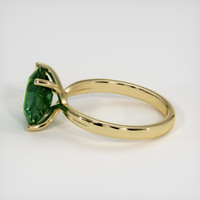 5.26 Ct. Bi Color Sapphire Ring, 18K Yellow Gold 4