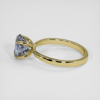 1.60 Ct. Blue Sapphire Ring, 18K Yellow Gold 4
