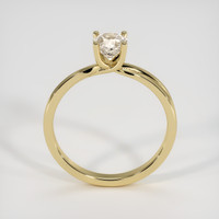 0.66 Ct. Peach Sapphire Ring, 18K Yellow Gold 3
