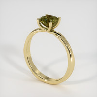 1.41 Ct. Sapphire Ring, 18K Yellow Gold 2