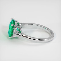 2.56 Ct. Emerald Ring, Platinum 950 4