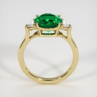 2.22 Ct. Emerald Ring, 18K Yellow Gold 3