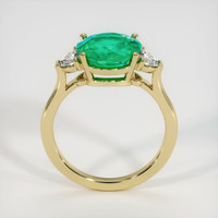 2.56 Ct. Emerald Ring, 18K Yellow Gold 3