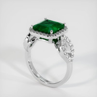 3.09 Ct. Emerald Ring, Platinum 950 2