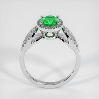 0.94 Ct. Emerald Ring, Platinum 950 3