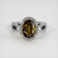 2.72 Ct. Gemstone Ring, Platinum 950 1