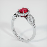 Ruby Ring 1.30 Ct., Platinum 950 Preview